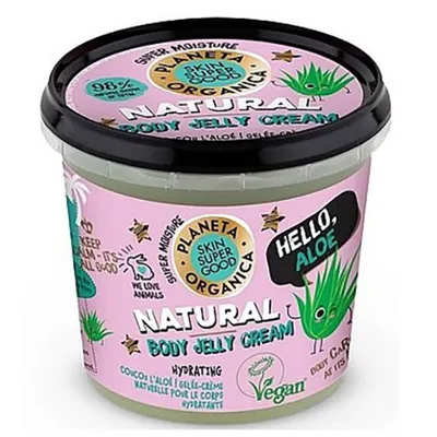 Planeta Organica Hello Aloe, Natural Body Jelly Cream (Krem-galaretka do ciała)