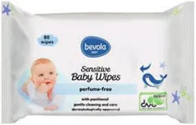 Bevola Sensitive Baby Wipes (Nawilżane bezzapachowe chusteczki)