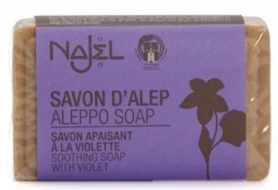 Najel Savon d`Alepp Savon Appaisant a Violette (Mydło Aleppo fiołkowe)