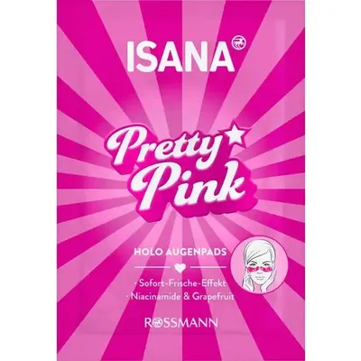 Isana Pretty Pink, Holo Hydrogel Eye Pads (Hydrożelowe płatki pod oczy)