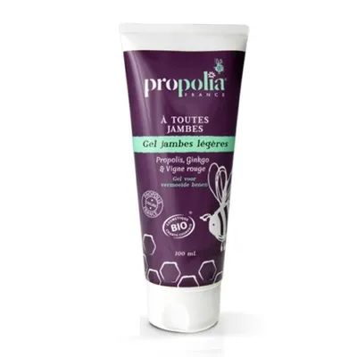 Beeyes Propolia, D'un Pied Leger, Gel Pieds Secs (Bio żel do zmęczonych nóg z propolisem , miodem, miłorzębem i kasztanowcem)