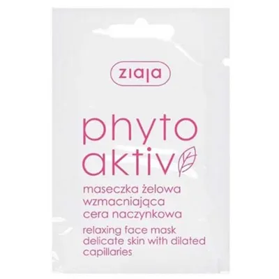 Ziaja Phytoaktiv, Maseczka żelowa wzmacniająca cerę naczynkową (nowa wersja)