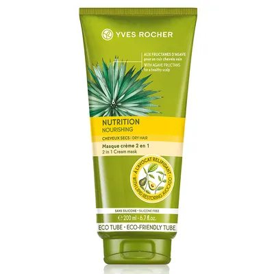 Yves Rocher Nutrition, Masque Creme 2 en 1 [Nourishing 2-in-1 Cream Mask] (Odżywcza maska w kremie  2 w 1)