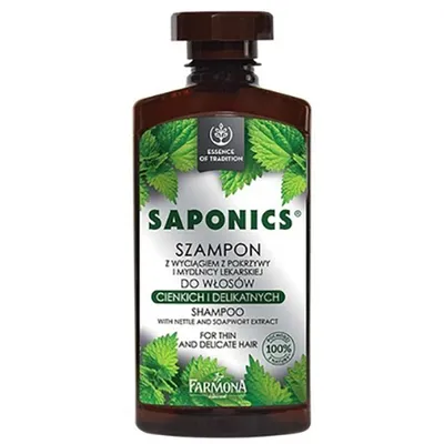 Saponics Szampon `Mydlnica lekarska i pokrzywa`