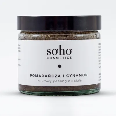 Soho Cosmetics Peeling do ciała `Pomarańcza i cynamon`