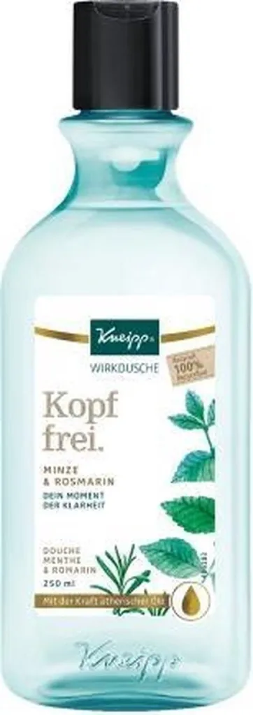Kneipp Kopf frei Minze & Rosmarin Douche Active (Żel pod prysznic)