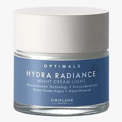 Oriflame Optimals, Hydra Radiance Night Cream Light (Krem na noc)