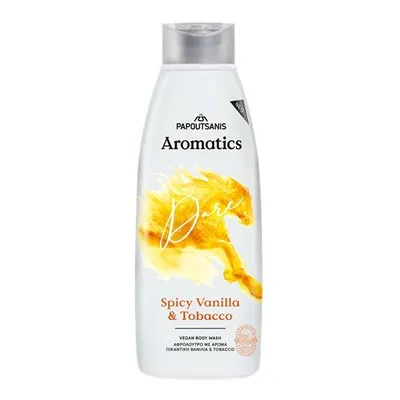 Papoutsanis Aromatics, Dare, Spicy Wanilla & Tabacco Shower Gel (Żel pod prysznic `Pikantna wanilia & tytoń`)