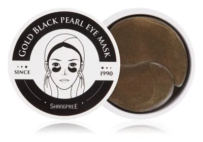 Shangpree Gold Black Pearl Eye Mask (Maska hydrożel wokół oczu o działaniu przeciwzmarszczkowym)