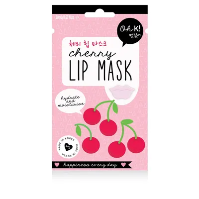 Oh K! Cherry, Gel Lip Mask (Maseczka żelowa na usta)