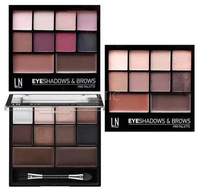 LN Pro Eyeshadows & Brows Pro Palette Kit (Paletka do makijażu oczu i brwi)