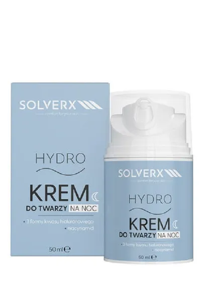 Solverx Hydro, Krem do twarzy na noc
