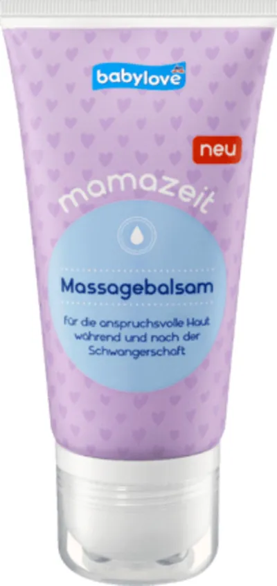 Babylove Mamazeit Massagebalsam (Balsam z masażerem na rozstępy)