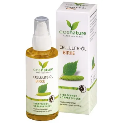 Cosnature Straffende Körperpflege, Birke Cellulite-Öl (Olejek antycellulitowy)
