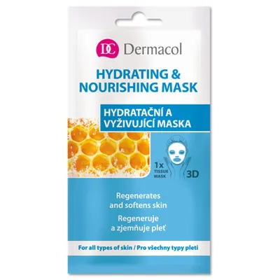 Dermacol Hydrating & Nourishing Mask 3D (Maseczka 3D nawilżająco-odżywcza)