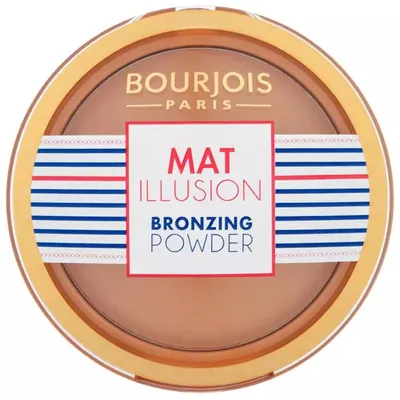 Bourjois Parisian Summer, Mat Illusion Bronzing Powder (Puder brązujący do twarzy)