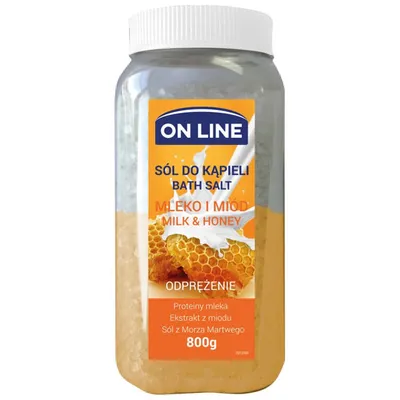 On Line Sól do kąpieli `Mleko i miód`