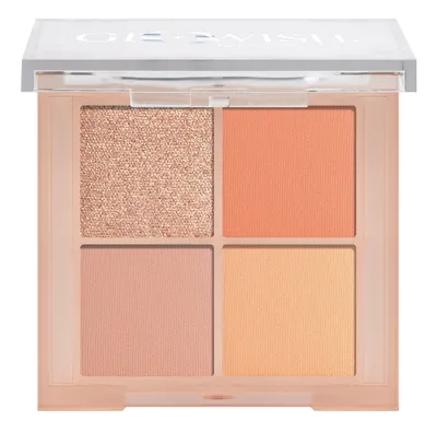 Huda Beauty Glowish, Clay, Micro Mini Natural Eyeshadow Palette (Paleta cieni do powiek)