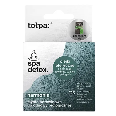 Tołpa Spa Bio  [Spa Detox], Anti Stress, Mydło borowinowe do odnowy biologicznej z 1,7% borowiny