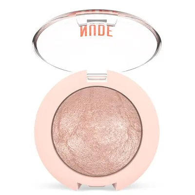 Golden Rose Nude Look, Pearl Baked Eyeshadow (Wypiekany perłowy cień do powiek)