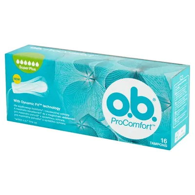 O.B. ProComfort Super Plus, Tampony higieniczne