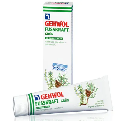 Gehwol Fusskraft Grun (Balsam odświeżający do pocących się stóp)