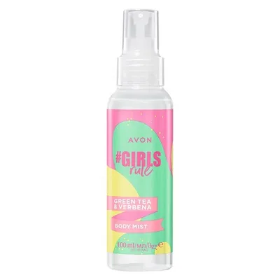 Avon Girls Rule,  Green Tea & Verbena Body Mist (Mgiełka do ciała `Werbena i zielona herbata`)