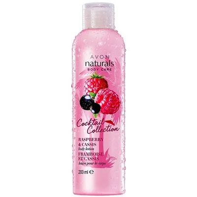 Avon Naturals, Cocktail Collection, Raspberry & Cassis Body Lotion (Balsam do ciała `Malina i czarna porzeczka`)