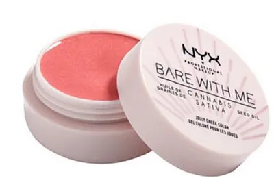 NYX Professional Makeup Bare With Me, Hemp Jelly Cheek Color (Żelowy nawilżający róż do policzków)