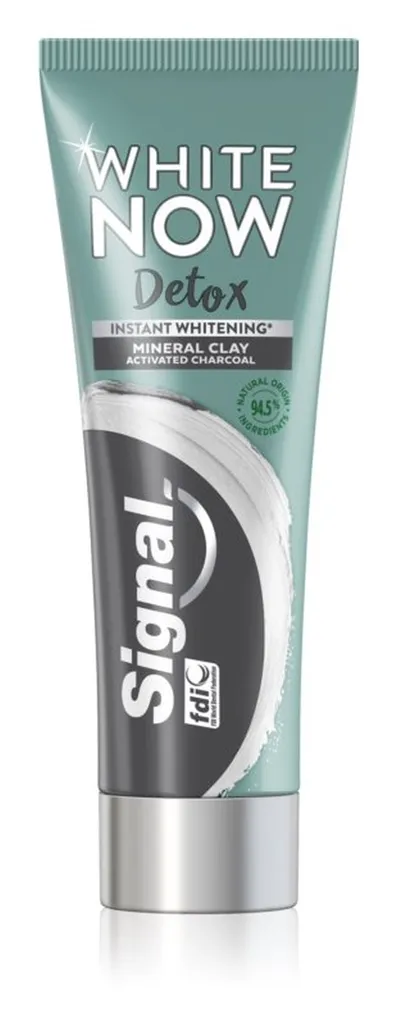Signal White Now, Detox Charcoal Toothpaste (Wybielająca pasta do zębów z aktywnym węglem)