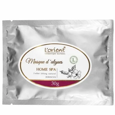 l'Orient Masque d'Algues Home Spa l'Effet Lifting Naturel Hibiscus (Maska algowa liftingująca z hibiskusem)