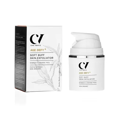 Green People Age Defy +, Soft Buff Skin Exfoliator (Rozświetlający enzymatyczny peeling do twarzy)