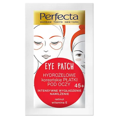 Perfecta Eye Patch, Hydrożelowe koreańskie płatki pod oczy 45+