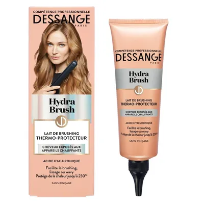 Dessange Hydra Brush, Lait de Brushing Thermo - Protecteur (Mleczko chroniące włosy przed wysoką temperaturą)