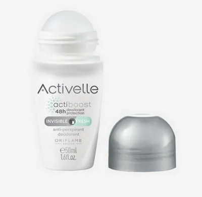 Oriflame Activelle, Invisible Fresh Deodorant Roll-on (Antyperspiracyjny dezodorant w kulce)