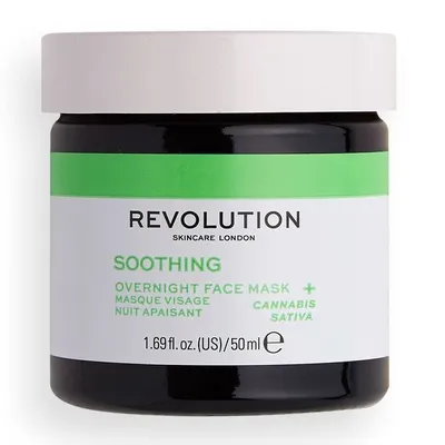Revolution Skincare Angry Mood, Soothing Overnight Face Mask (Kojąca maska do twarzy na noc)