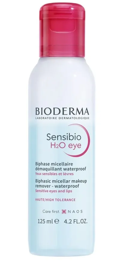 Bioderma Sensibio H2O Eye Biphase Micellaire (Woda micelarna do demakijażu oczu i ust)