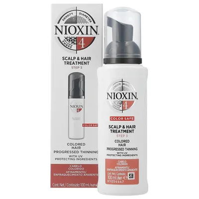 Nioxin System 4, Scalp & Hair Treatment (Kuracja zagęszczająca do włosów farbowanych z postępującą skłonnością do wypadania)