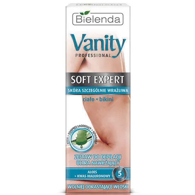 Bielenda Vanity Soft Expert, Zestaw do depilacji 'Ultra nawilżający'