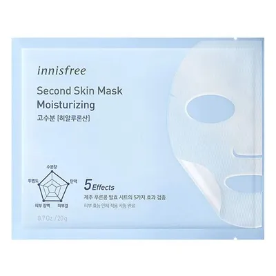 Innisfree Fermented Soybean Bio Cellulose Facial Sheet Mask Moisturizing (Bio-celulozowa maska ​​z fermentowanej soi + kwas hialuronowy)