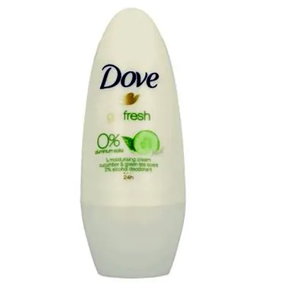 Dove Go Fresh,  Dezodorant w kulce dla kobiet 0% soli aluminium `Ogórek i zielona herbata`