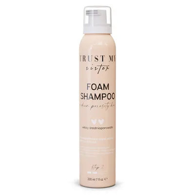 Trust My Sister Medium Porosity Hair, Foam Shampoo (Szampon do włosów średnioporowatych)