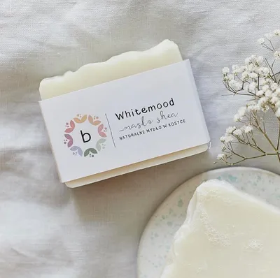 Biomood Mydło z masłem shea `Whitemood`
