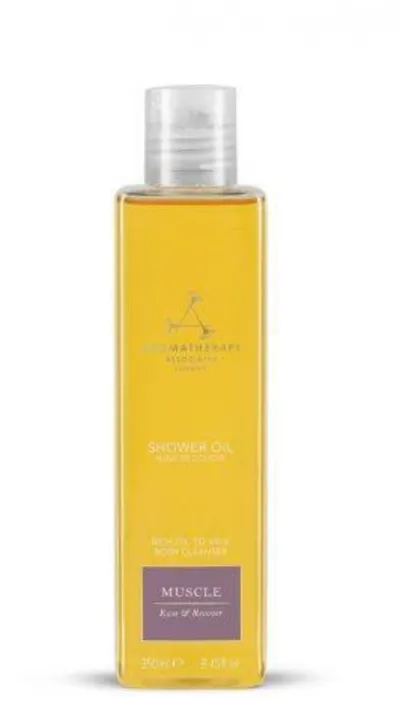 Aromatherapy Associates Muscle Shower Oil (Delikatnie myjący olejek pod prysznic rozluźniający mięśnie)