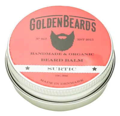 Golden Beards Handmade & Organic Beard Balm Surtic (Balsam do brody)