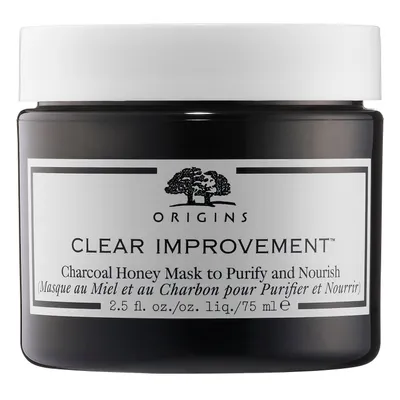 Origins Clear Improvement, Charcoal Honey Mask to Purify and Nourish (Odżywcza maska węglowa z miodem)