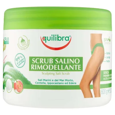 Equilibra Scrub Corpo Rimodellante (Modelujący peeling do ciała z solą z Morza Martwego i aloesem)