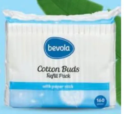 Bevola Cotton Buds (Bawełniane patyczki higieniczne)