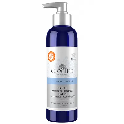 Clochee Light Moisturising Balm Sweet Orange & Chili (Lekki balsam nawilżający o zapachu słodkiej pomarańczy i chili)