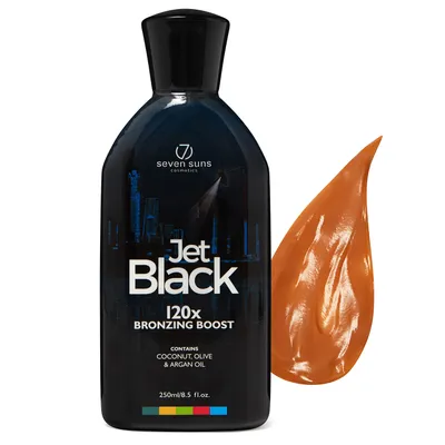 7Suns Cosmetics Coloured Jet Black 120x Bronzer (Balsam do opalania w solarium)